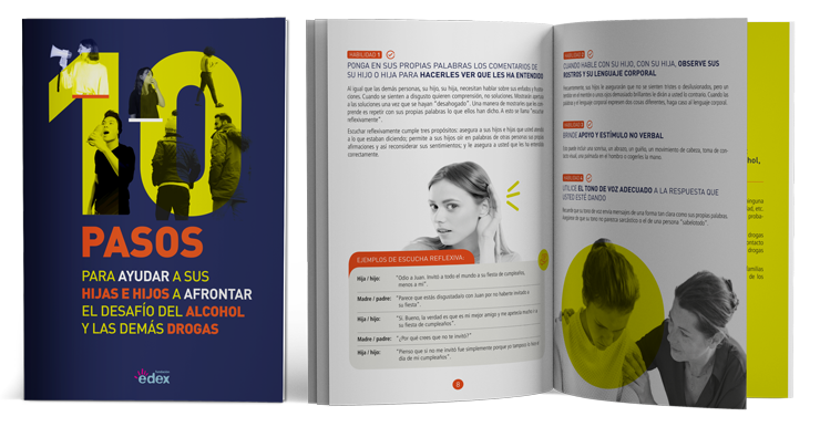 Guía 10 pasos para ayudar a sus hijas e hijos a afrontar el desafío del alcohol y las demás drogas